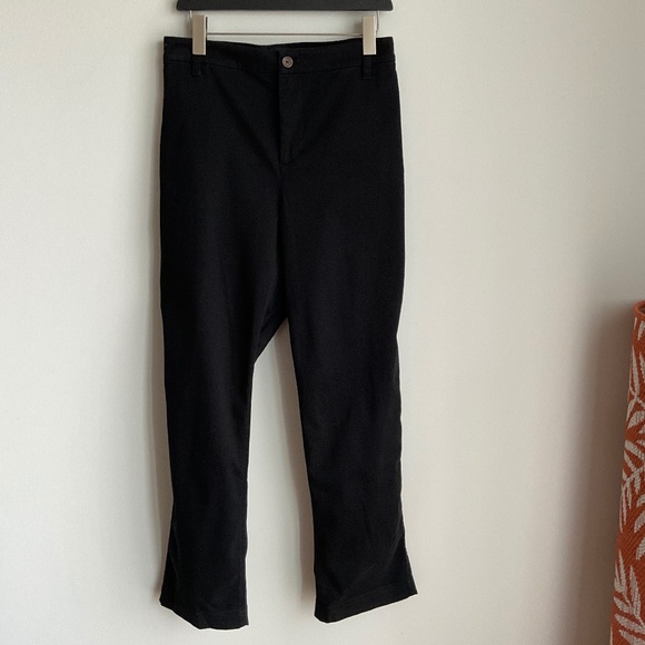 NWT J. Crew Factory Womans Black High-Rise Girlfriend Chino Pant SZ 18 - Picture 3 of 7
